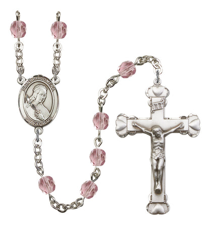 St. Philomena Rosary - 6MM Fire Polished Beads (8077SS)