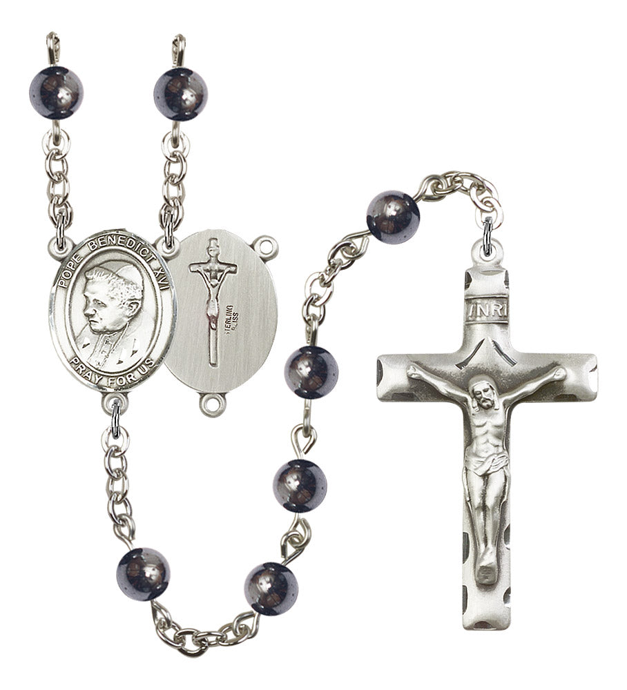 Pope Emeritace Benedict XVI Rosary - 6 Bead Options (8235SS)
