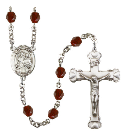 St. Raphael The Archangel Rosary - 6MM Fire Polished Beads (8092SS)
