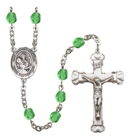 San Raymon Nonato Rosary - 6MM Fire Polished Beads (8091SPSS)