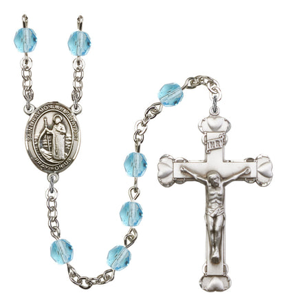 St. Raymond of Penafort Rosary - 6MM Fire Polished Beads (8385SS)