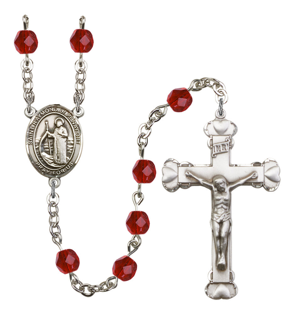 St. Raymond of Penafort Rosary - 6MM Fire Polished Beads (8385SS)