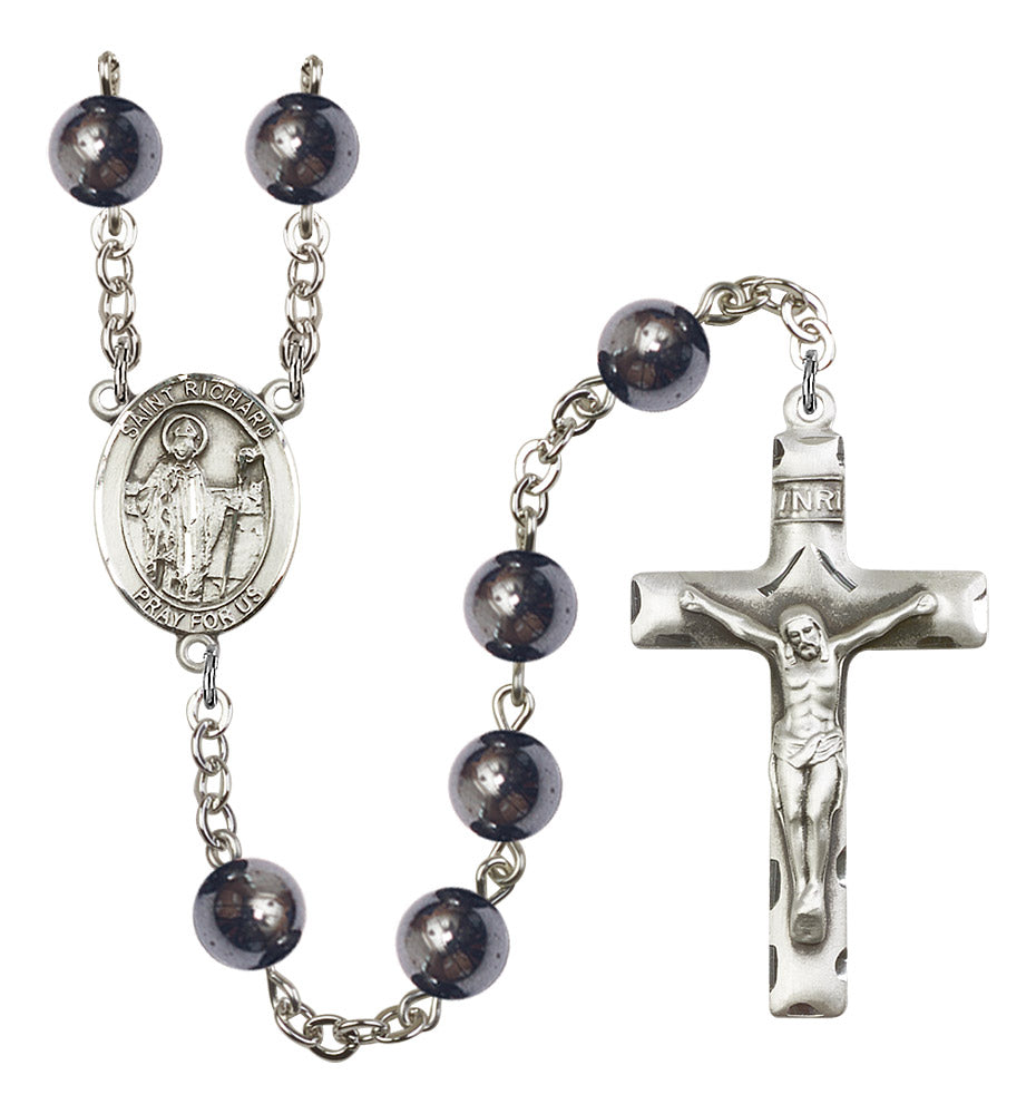 St. Richard Rosary - 6 Bead Options (8093SS)