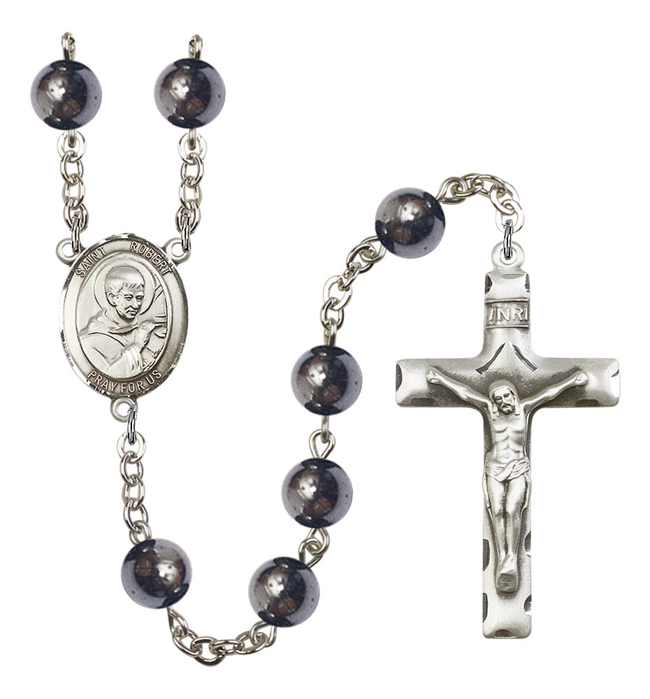 St. Robert Bellarmine Rosary - 6 Bead Options (8096SS)