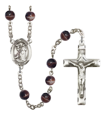 St. Rocco Rosary - 6 Bead Options (8377SS)
