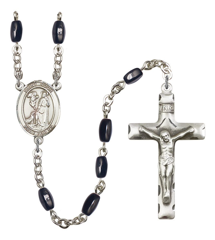 St. Roch Rosary - 6 Bead Options (8310SS)