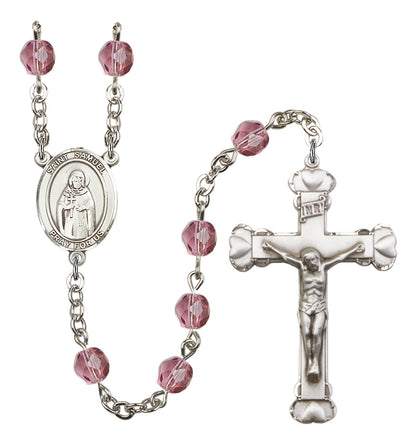 St. Samuel Rosary - 6MM Fire Polished Beads (8259SS)