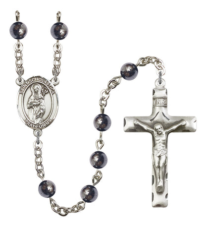 St. Scholastica Rosary - 6 Bead Options (8099SS)