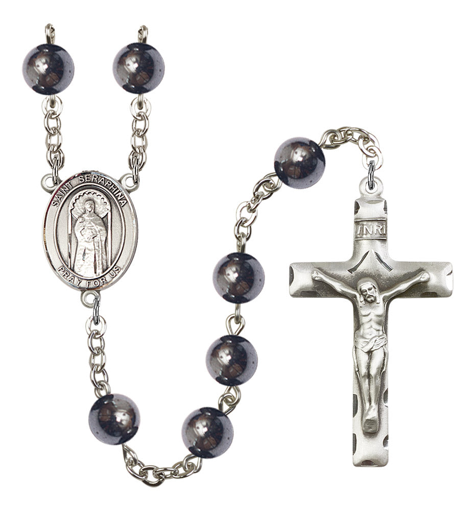 St. Seraphina Rosary - 6 Bead Options (8405SS)