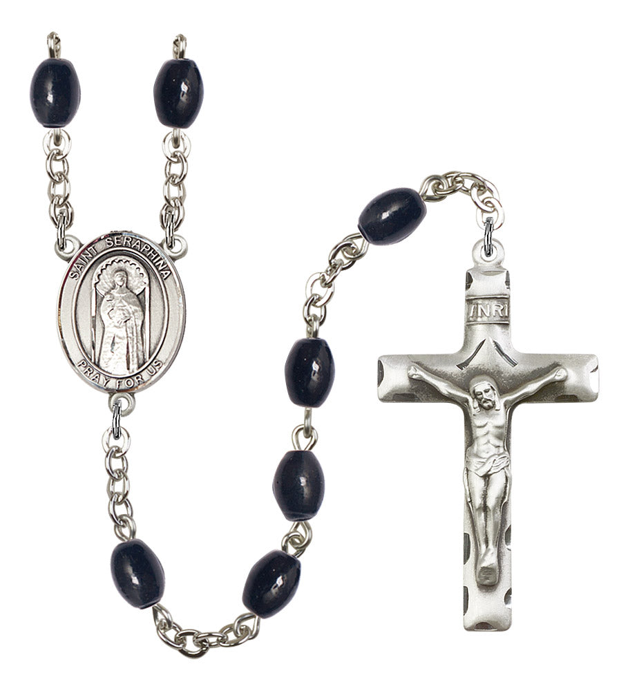 St. Seraphina Rosary - 6 Bead Options (8405SS)