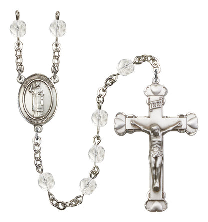 St. Stephen The Martyr Rosary - 6MM Fire Polished Beads (8104SS)