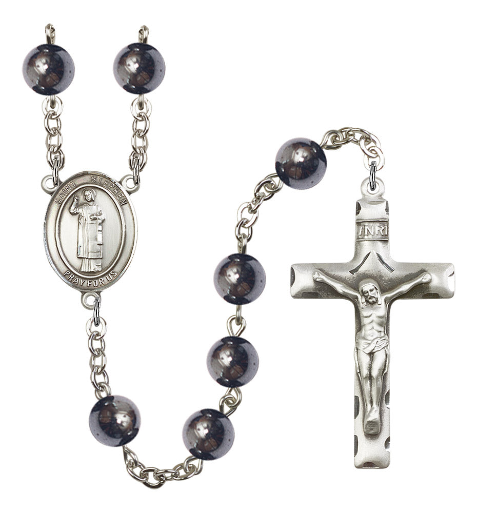 St. Stephen The Martyr Rosary - 6 Bead Options (8104SS)