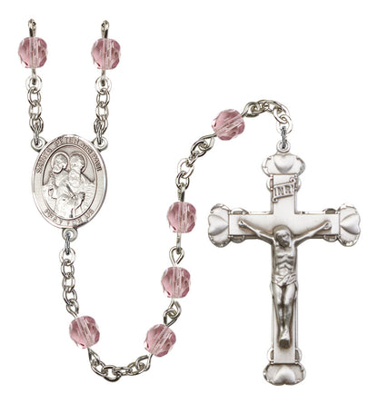 Sts. Peter & Paul Rosary - 6MM Fire Polished Beads (8410SS)