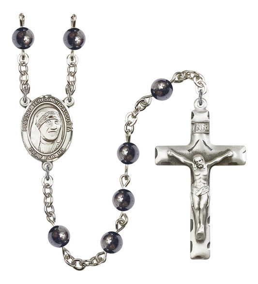 St. Teresa of Calcutta Rosary - 6 Bead Options (8295SS)