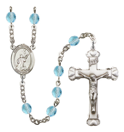St. Tarcisius Rosary - 6MM Fire Polished Beads (8261SS)