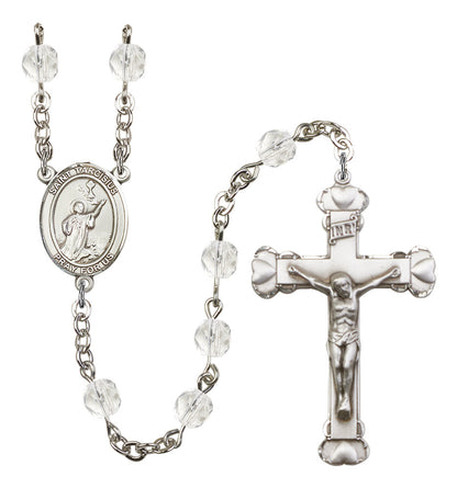 St. Tarcisius Rosary - 6MM Fire Polished Beads (8261SS)