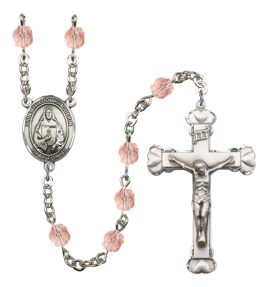 St. Theodora Rosary - 6MM Fire Polished Beads (8382SS)