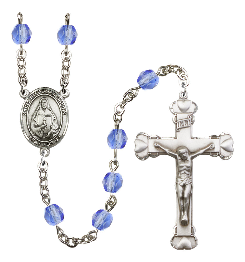 St. Theodora Rosary - 6MM Fire Polished Beads (8382SS)