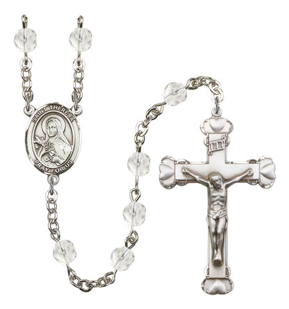 St. Theresa Rosary - 6MM Fire Polished Beads (8106SS)
