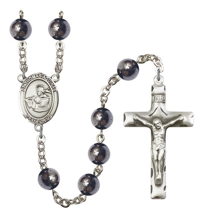 St. Thomas Aquinas Rosary - 6 Bead Options (8108SS)