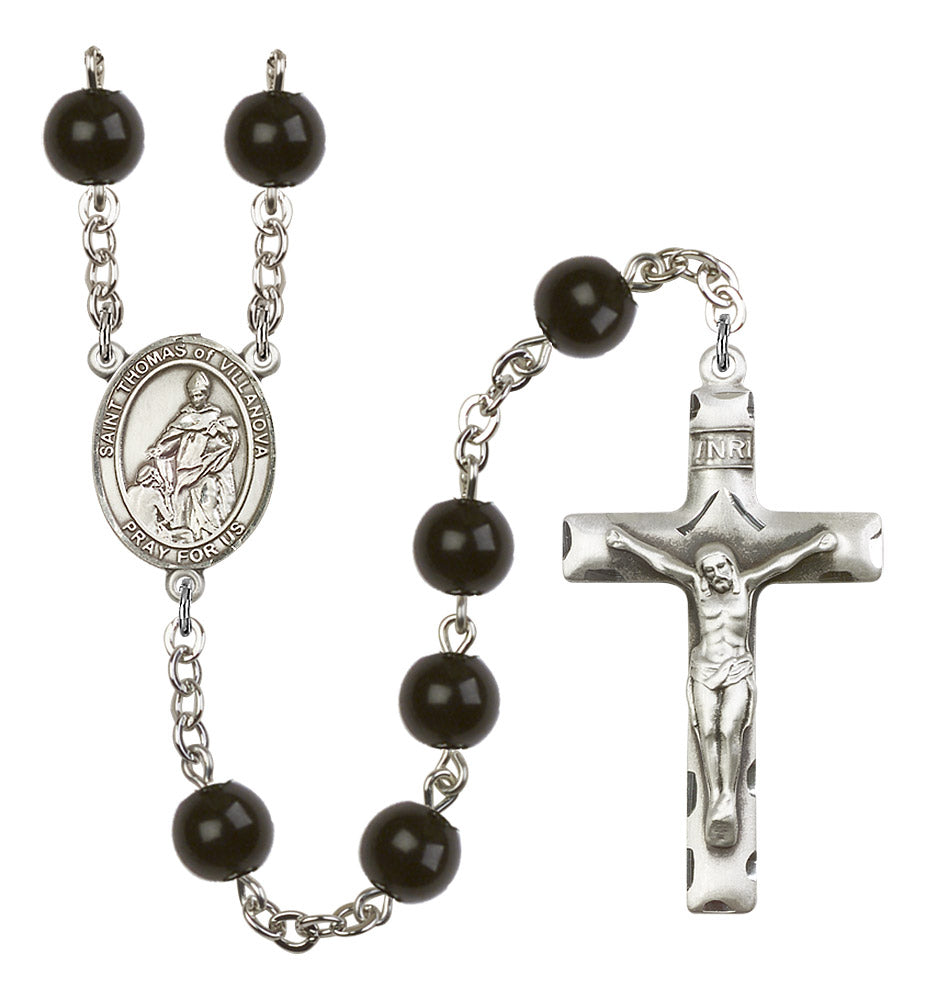 St. Thomas of Villanova Rosary - 6 Bead Options (8304SS)