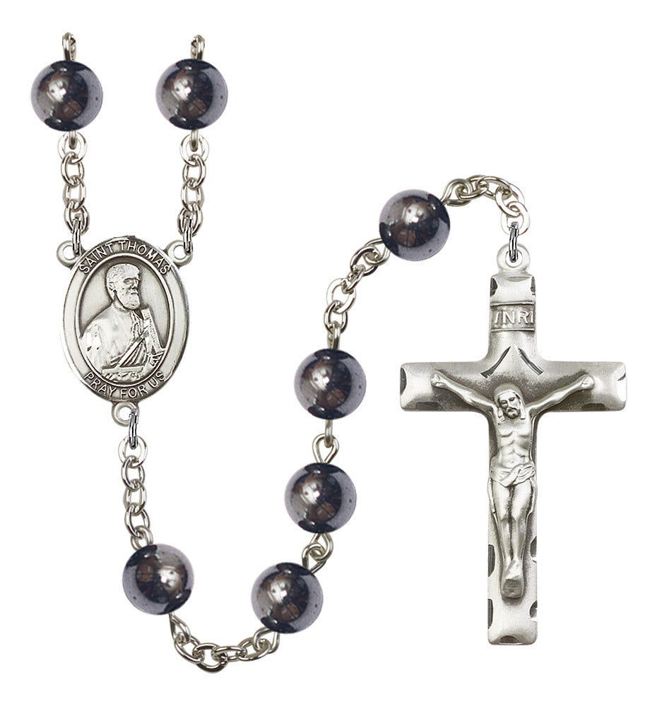 St. Thomas The Apostle Rosary - 6 Bead Options (8107SS)