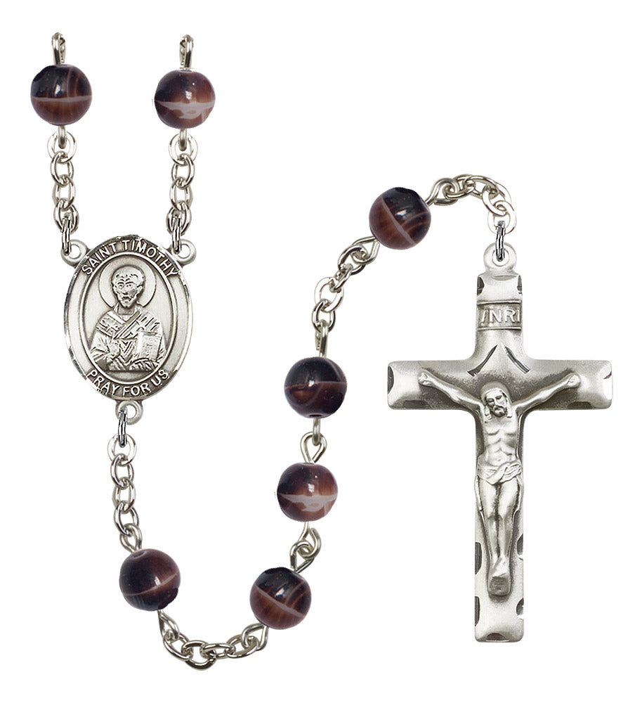 St. Timothy Rosary - 6 Bead Options (8105SS)