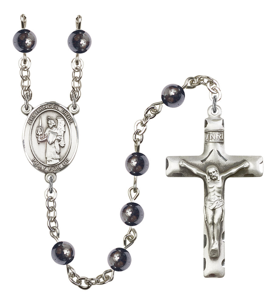 St. Uriel The Archangel Rosary - 6 Bead Options (8378SS)