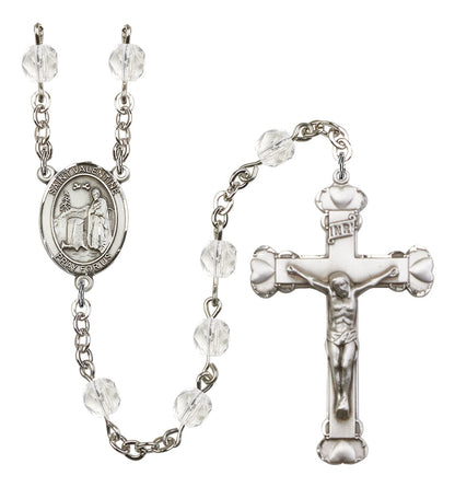 St. Valentine of Rome Rosary - 6MM Fire Polished Beads (8121SS)
