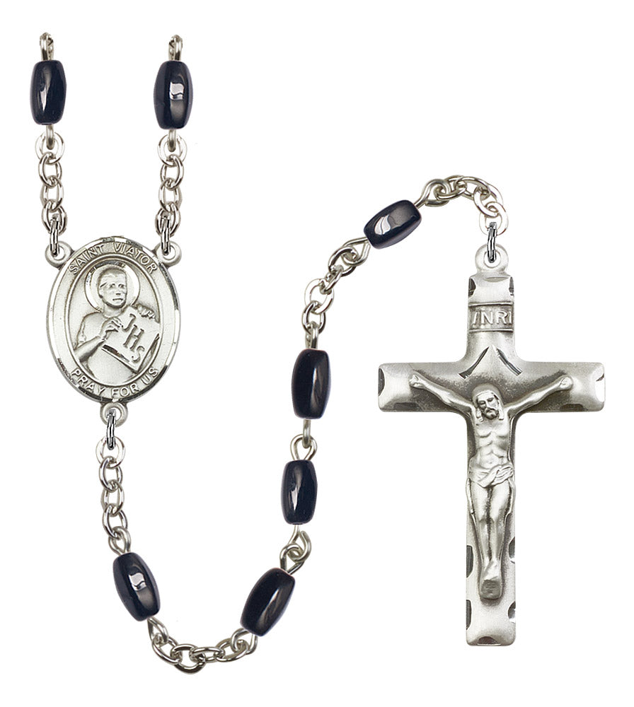 St. Viator of Bergamo Rosary - 6 Bead Options (8408SS)