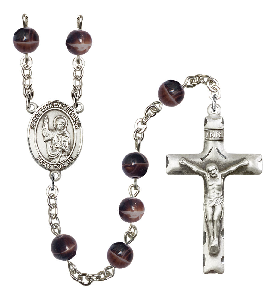 St. Vincent Ferrer Rosary - 6 Bead Options (8201SS)