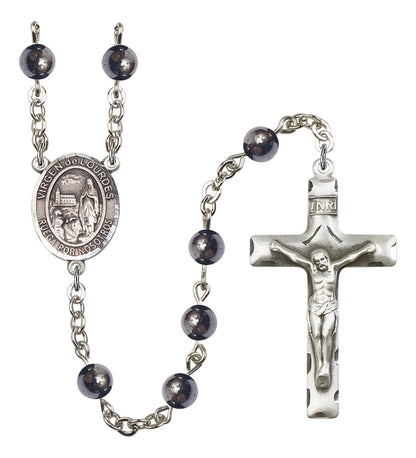 Virgen Del Lourdes Rosary - 6 Bead Options (8288SPSS)