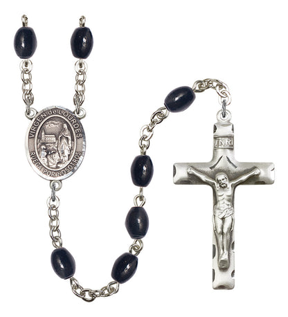 Virgen Del Lourdes Rosary - 6 Bead Options (8288SPSS)