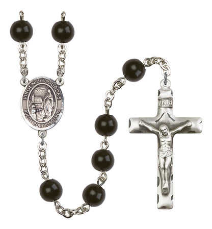 Virgen Del Lourdes Rosary - 6 Bead Options (8288SPSS)