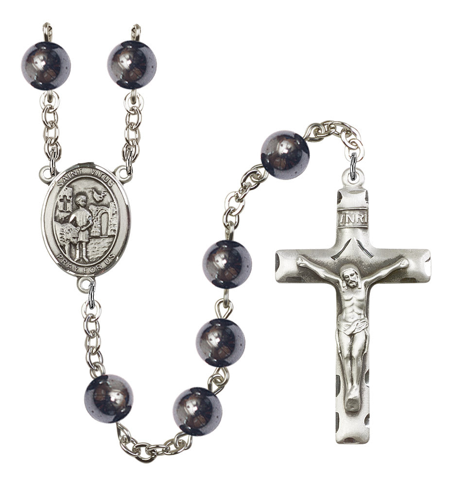 St. Vitus Rosary - 6 Bead Options (8368SS)