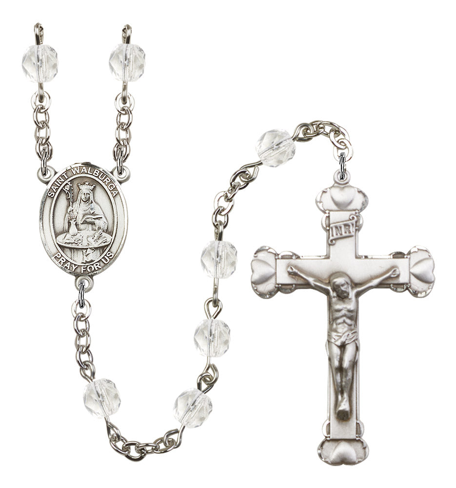 St. Walburga Rosary - 6MM Fire Polished Beads (8126SS)