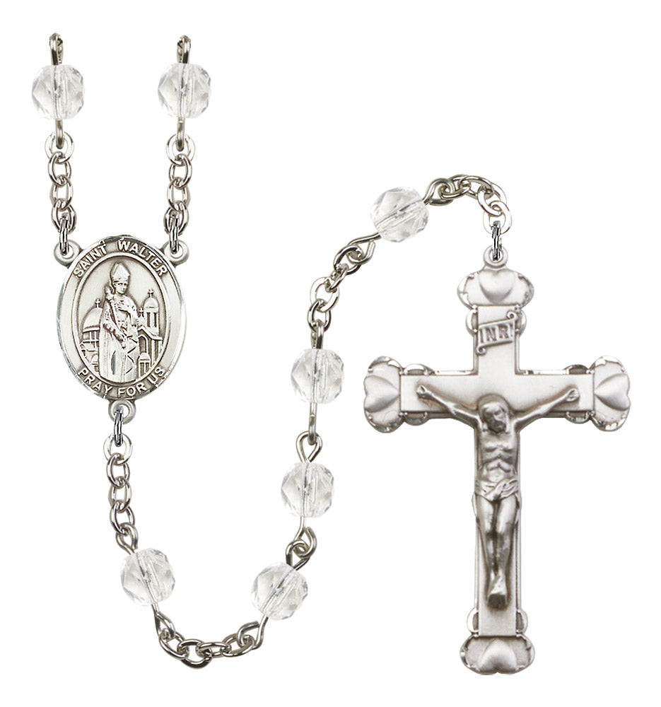 St. Walter of Pontnoise Rosary - 6MM Fire Polished Beads (8285SS)
