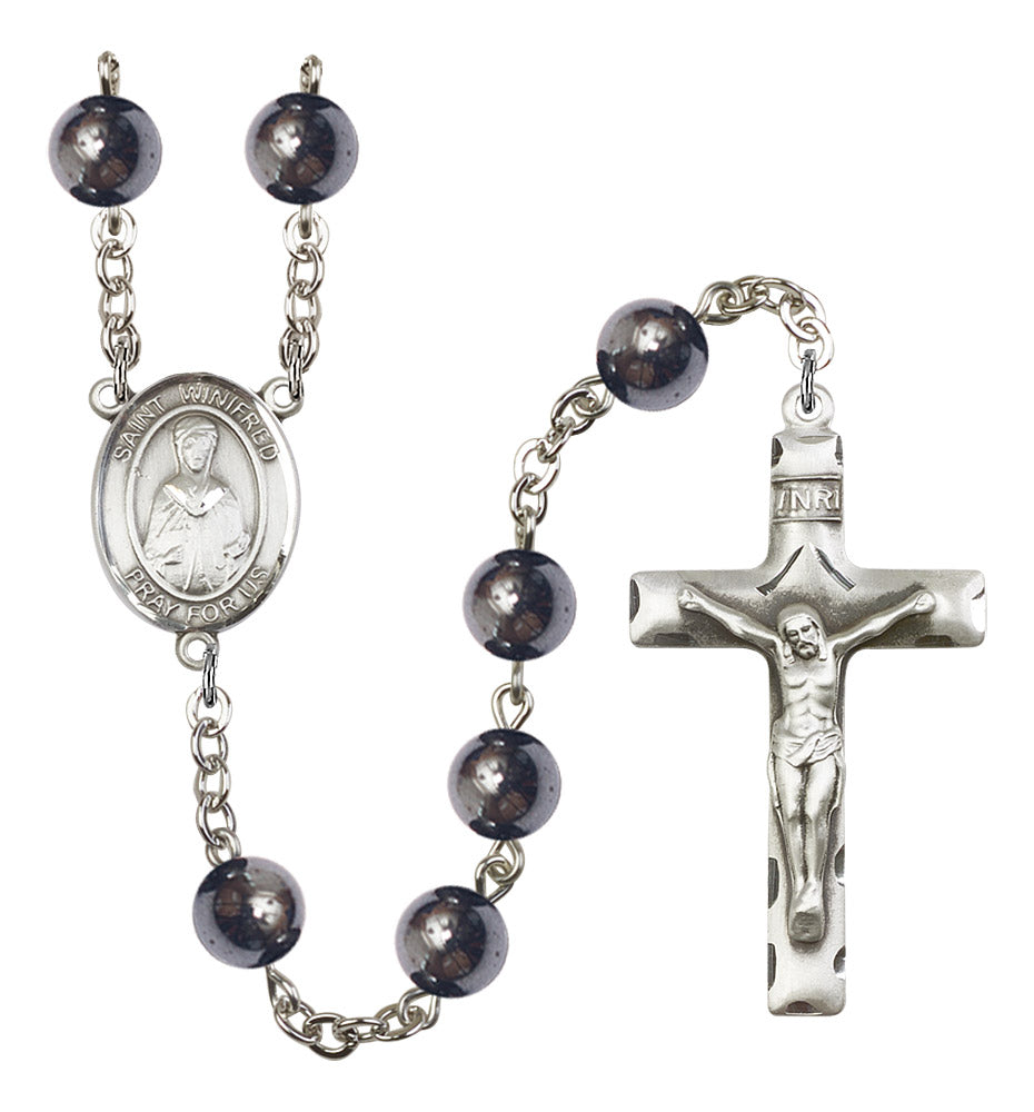St. Winifred of Wales Rosary - 6 Bead Options (8419SS)