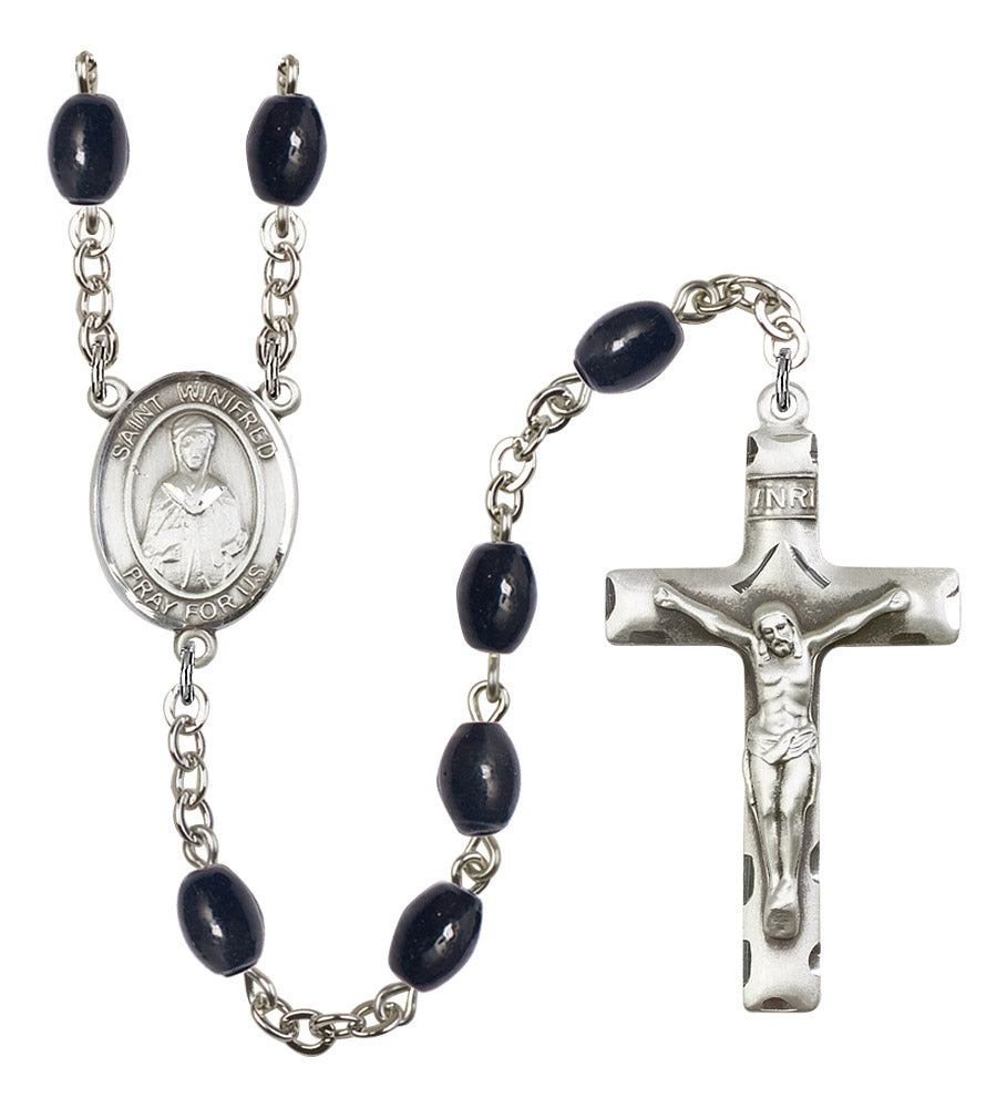 St. Winifred of Wales Rosary - 6 Bead Options (8419SS)