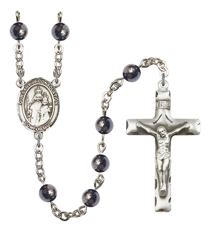 Our Lady of Consolation Rosary - 6 Bead Options (8292SS)