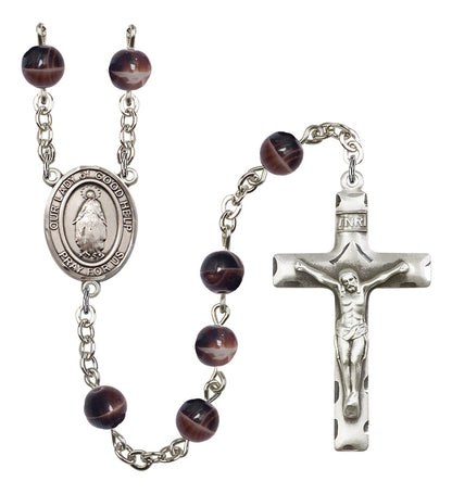 Our Lady of Good Help Rosary - 6 Bead Options (8431SS)