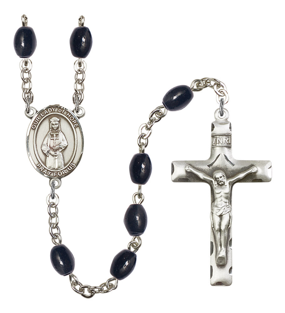 Our Lady of Hope Rosary - 6 Bead Options (8230SS)