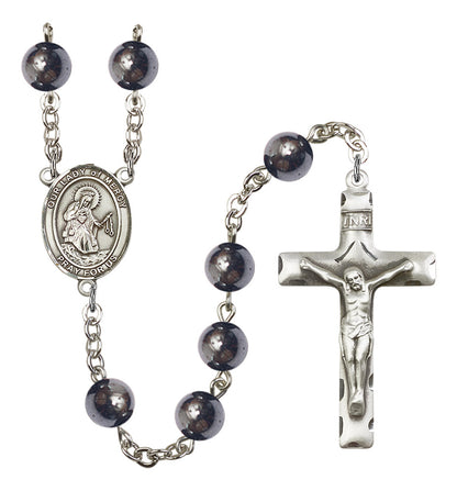 Our Lady of Mercy Rosary - 6 Bead Options (8289SS)