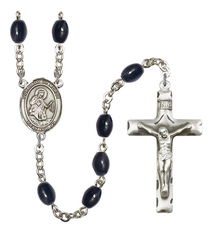 Our Lady of Mercy Rosary - 6 Bead Options (8289SS)