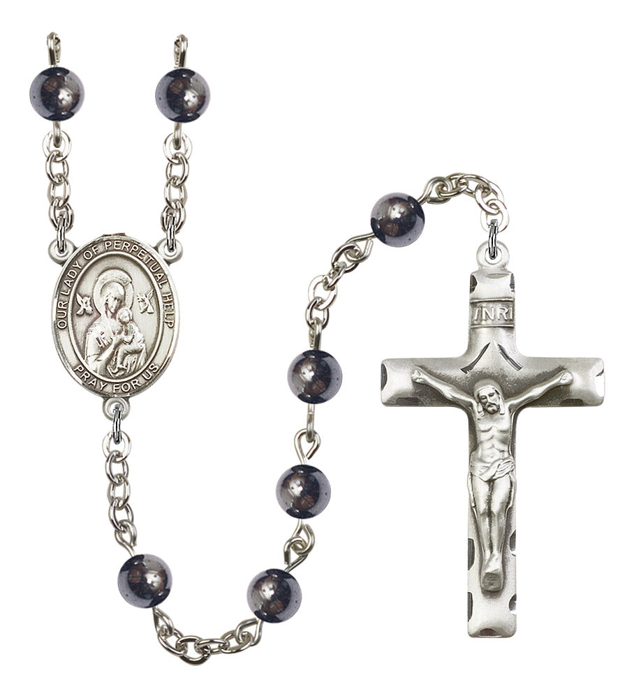 Our Lady of Perpetual Help Rosary - 6 Bead Options (8222SS)