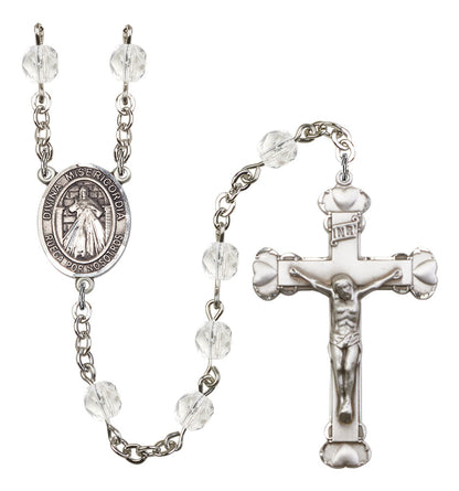 Divina Misericordia Rosary - 6MM Fire Polished Beads (8366SPSS)