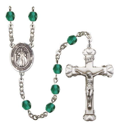 Divina Misericordia Rosary - 6MM Fire Polished Beads (8366SPSS)