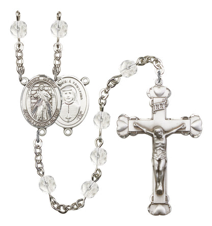 Divine Mercy Rosary - 6MM Fire Polished Beads (8366SS)