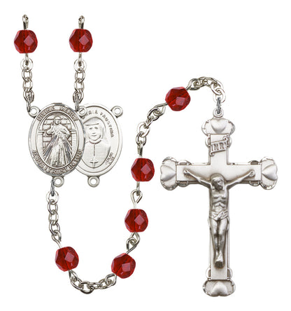 Divine Mercy Rosary - 6MM Fire Polished Beads (8366SS)