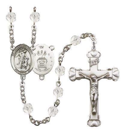 Guardian Angel / Air Force Rosary - 6MM Fire Polished Beads (8118S1)